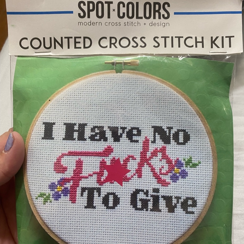 Counted cross stitch. NIP